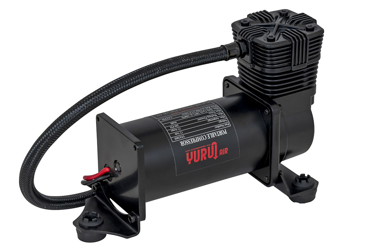 Компрессор автомобильный стационарный YURUI 12В 40 л/мин 13,6 атм