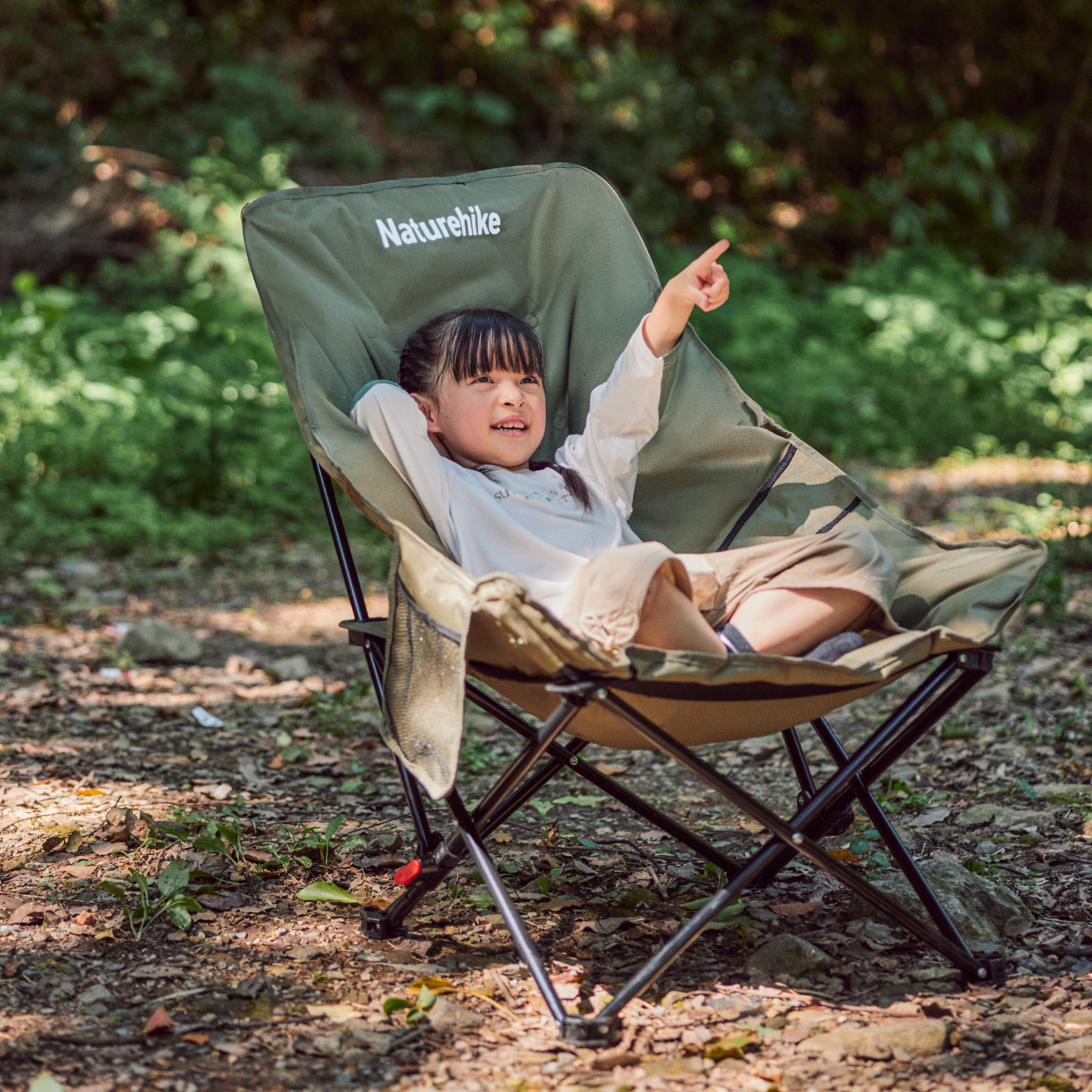 Кресло туристическое Naturehike Sea star 001, 51х62,5х90 см, складное, до 120 кг. зеленое