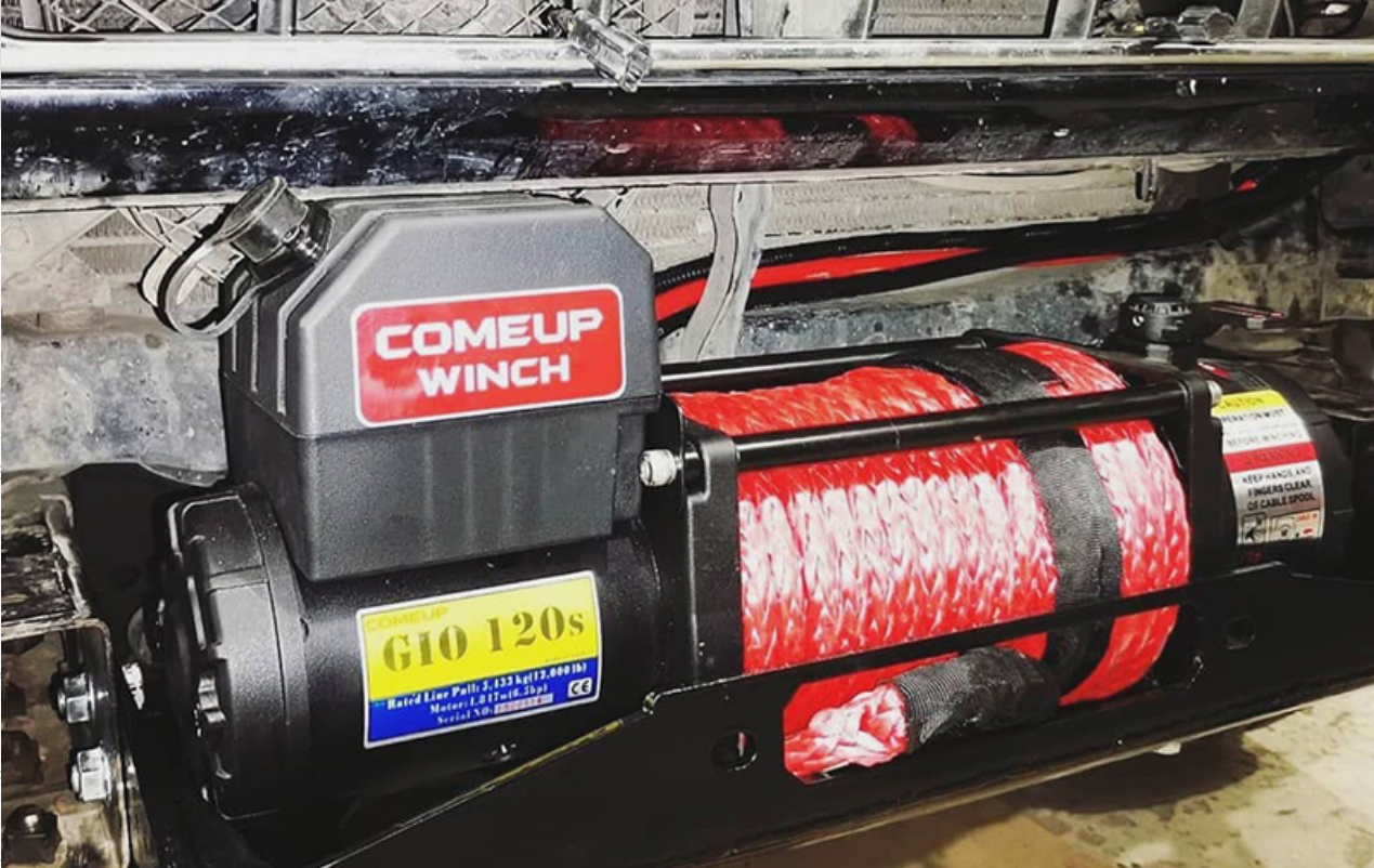 лебедка COMEUP GIO 120s 12V STD  (синтетический трос)