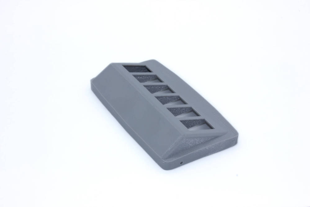 Панель под клавиши для Toyota Hilux 2015- (Серая)