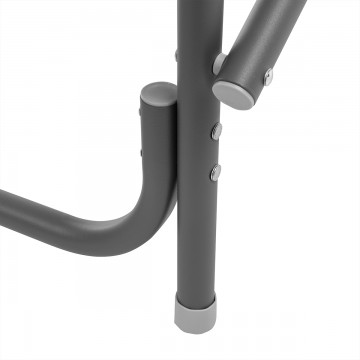 Кресло директорское NISUS с откидывающимся столиком (серый/красный/черный), 62х52х47 см, до 120 кг.