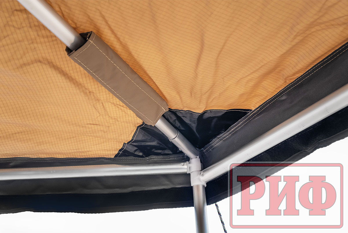 Маркиза автомобильная РИФ комбинированная (прямоугольная с веерной частью) 2,0х2,0 м (левая)