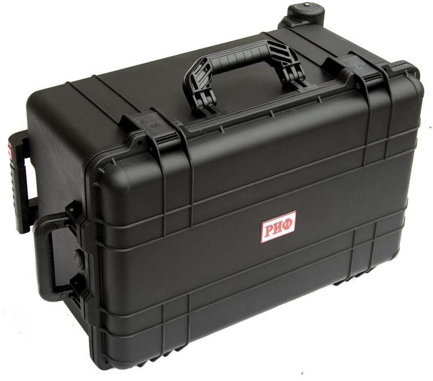 Кейс защитный ударопрочный РИФ 625х420х340 мм на колесах с телескопической ручко