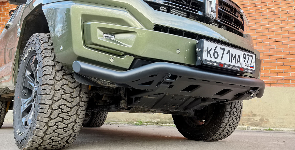 Бампер РИФ силовой передний/защита штатного бампера TANK 400 c защитой радиатора (устанавливается только с площадкой RIFT40-30000)