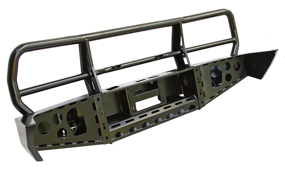 Бампер передний с дополнительными фарами для Toyota Land Cruiser 80 РИФ