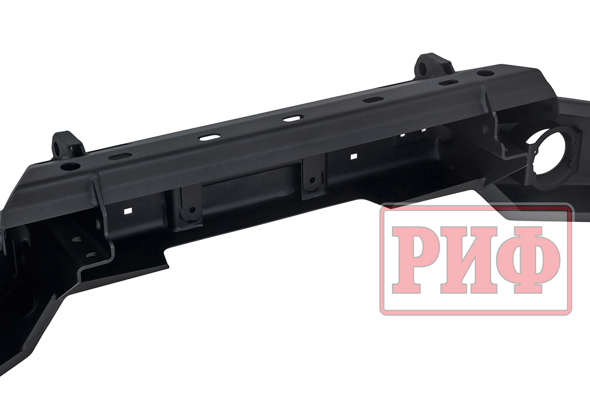 Бампер РИФ силовой передний для ГАЗ Соболь NN 4x4 под штатные фары, стандарт