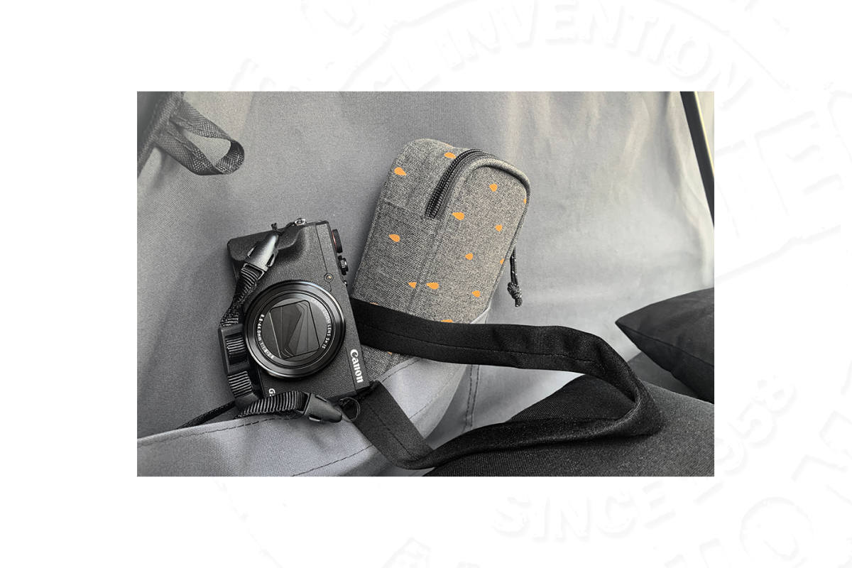 Палатка на крышу автомобиля AUTOHOME OVERLAND LARGE, тент карбон, лестница 220 мм