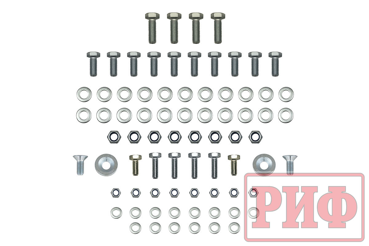 Бампер РИФ силовой задний УАЗ Хантер с фонарями, калиткой, возможностью установки фаркопа, лифт 65 мм