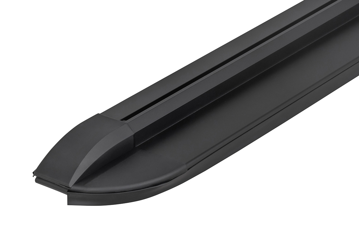 Крышка кузова РИФ для Changan Hunter Plus, роллета раздвижная 1650х1666 мм, алюминиевая, черная