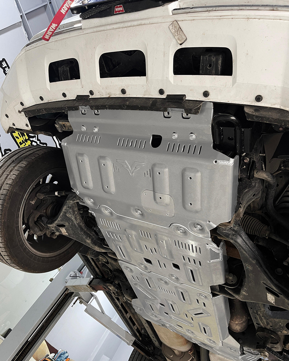 Защита Falcon радиатора, картера, РК, КПП для TANK 500 2022-2024 (бензин), алюминиевая, 8 мм