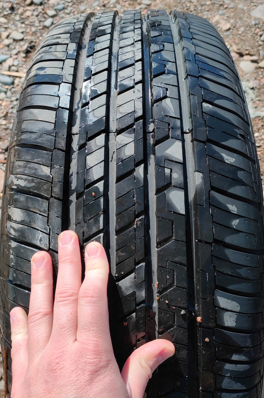 Колесо в сборе: шина б/у Giti GitiXross HT71 265/60 R18 114H XL б/у  + диск R18 GWM Poer демонтированное с нового авто