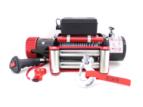 Лебедка серия HUNTER 12, 12V, 5448 кг, со стальным тросом