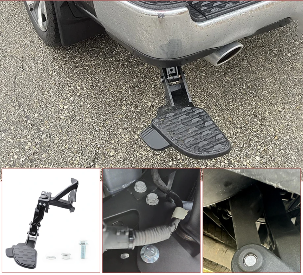 Подножка для заднего борта выдвижная RAM (2019-2024)