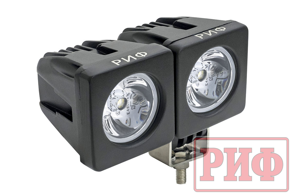 Светодиодная фара дальнего света РИФ 51 мм 10W LED