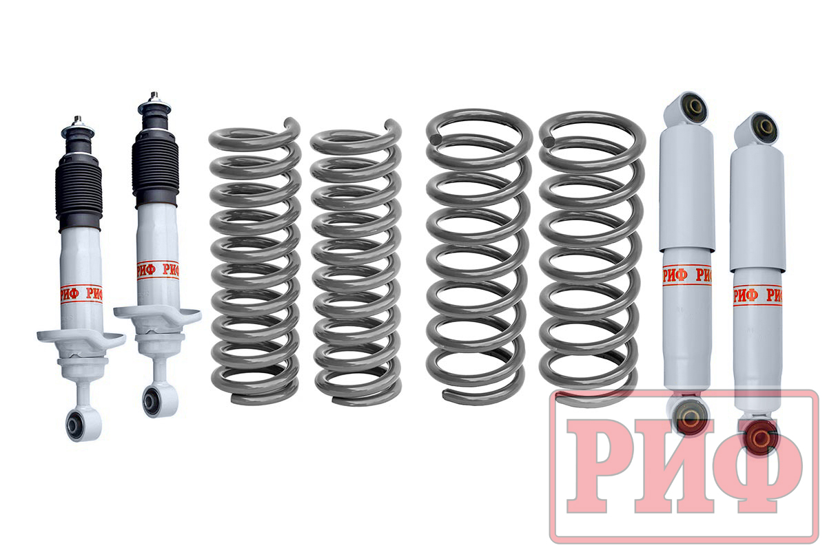Лифт-комплект РИФ газовый Nissan Pathfinder R51 лифт 40 мм жесткий