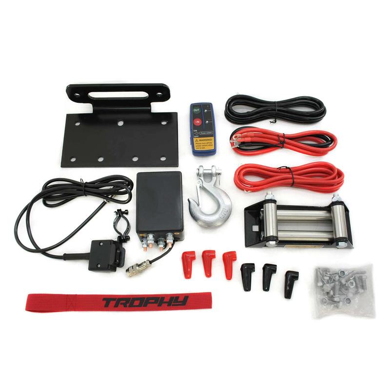 Лебедка электрическая квадроцикловая TR TROPHY 4,5 12v