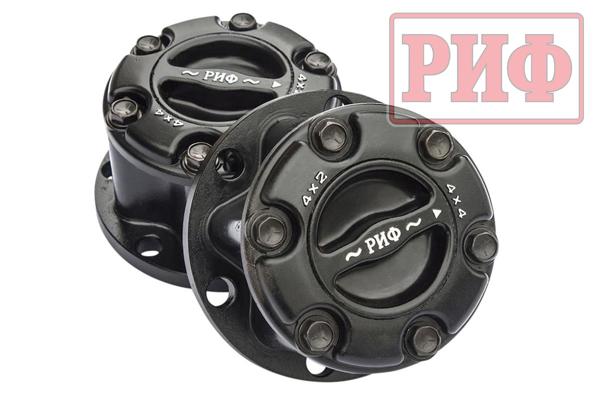 Колесные хабы РИФ для Mitsubishi L200, Pajero, Delica усиленные (2 шт.)