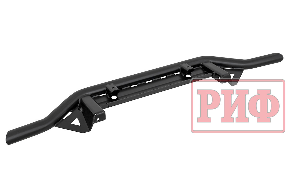 Бампер РИФ силовой передний Mitsubishi Pajero IV под площадку для лебёдки RIFPJR-30000 с защитой радиатора