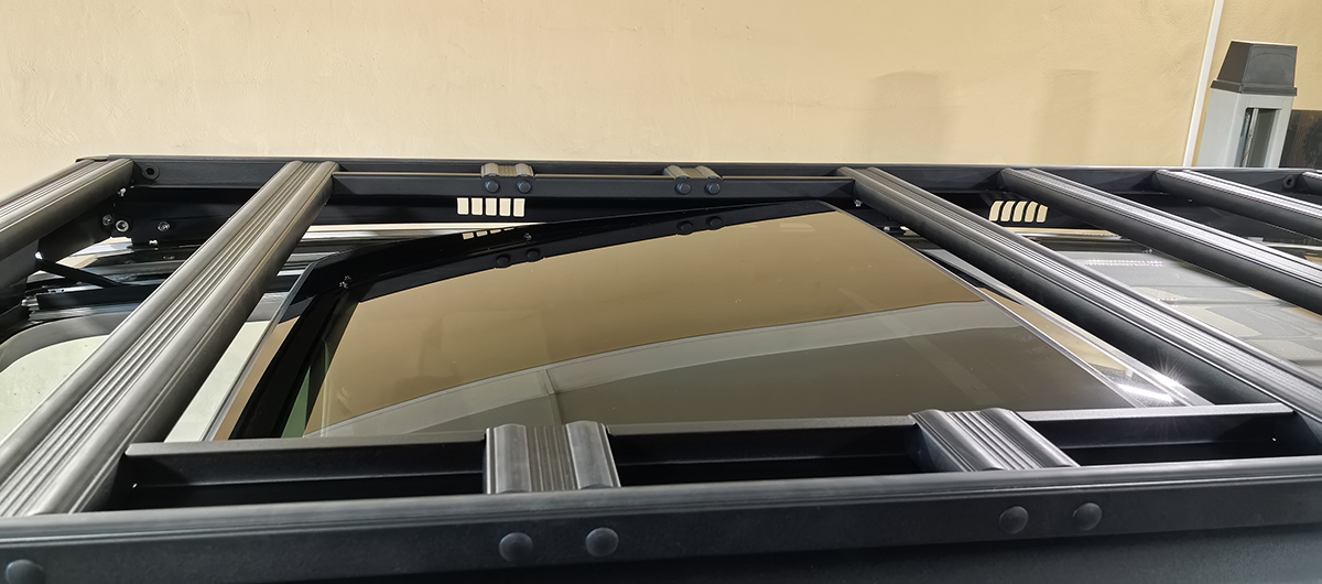 Багажник экспедиционный (платформа) алюминиевый РИФ 1150x2080 мм для TANK 500 с панорамной крышей (с крепежом)