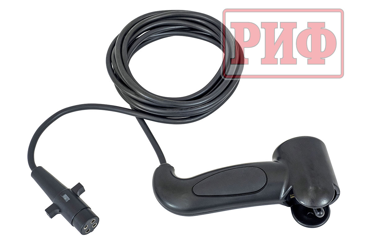 Лебёдка переносная РИФ 9500SR c облегчённой площадкой и проводами (синт. трос)