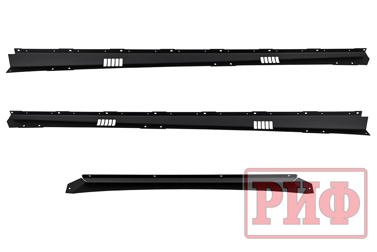 Багажник экспедиционный (платформа) алюминиевый РИФ 1250x2080 мм для Toyota Land Cruiser 100/105 (с крепежом)