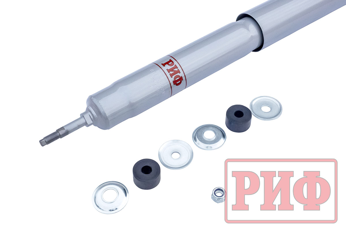 Амортизатор усиленный РИФ передний газовый Toyota Land Cruiser 80/105 лифт 50 мм