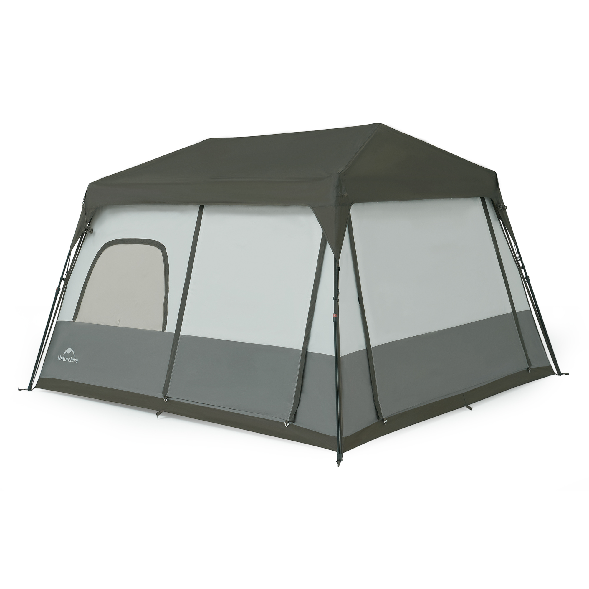 Палатка Naturehike Cape 8.3 быстросборная, серая