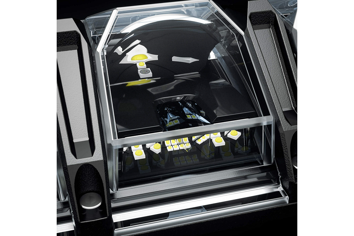 Светодиодная фара комбинированного света AURORA 1270 мм 620W LED (серия RGB)