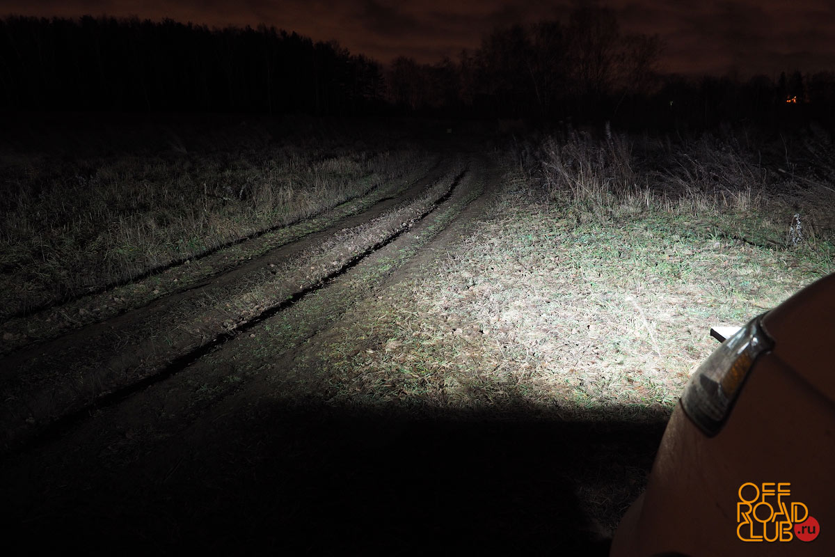 Светодиодная фара рабочего света РИФ 110 мм 24W LED