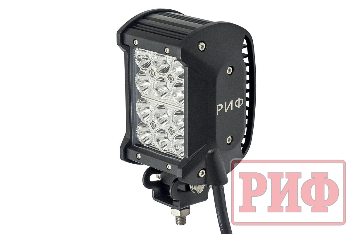 Светодиодная фара дальнего света РИФ 99 мм 36W LED (уценка)