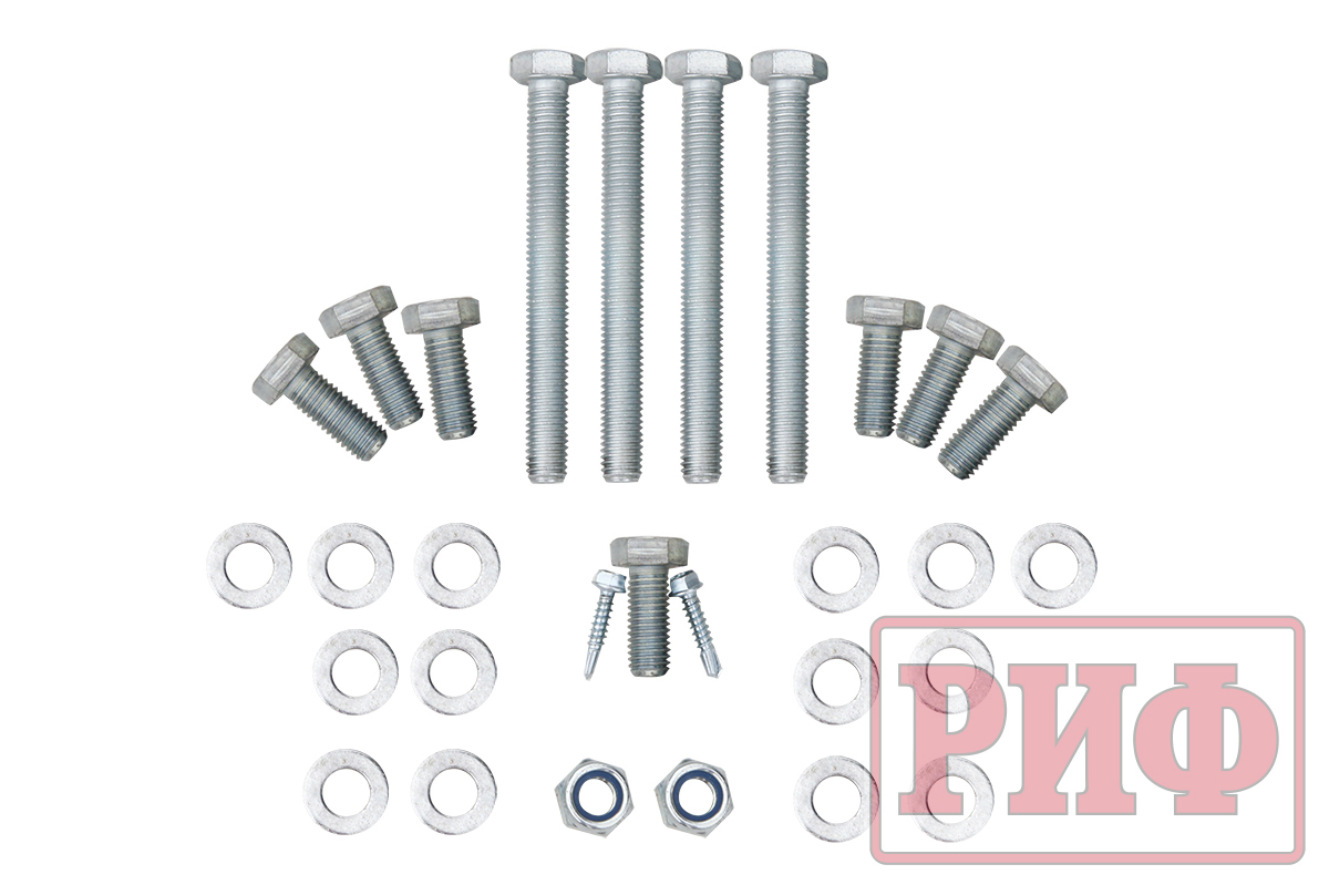 Бампер РИФ задний Jeep Wrangler JK 2006+ с квадратом под фаркоп и фонарями, стандарт