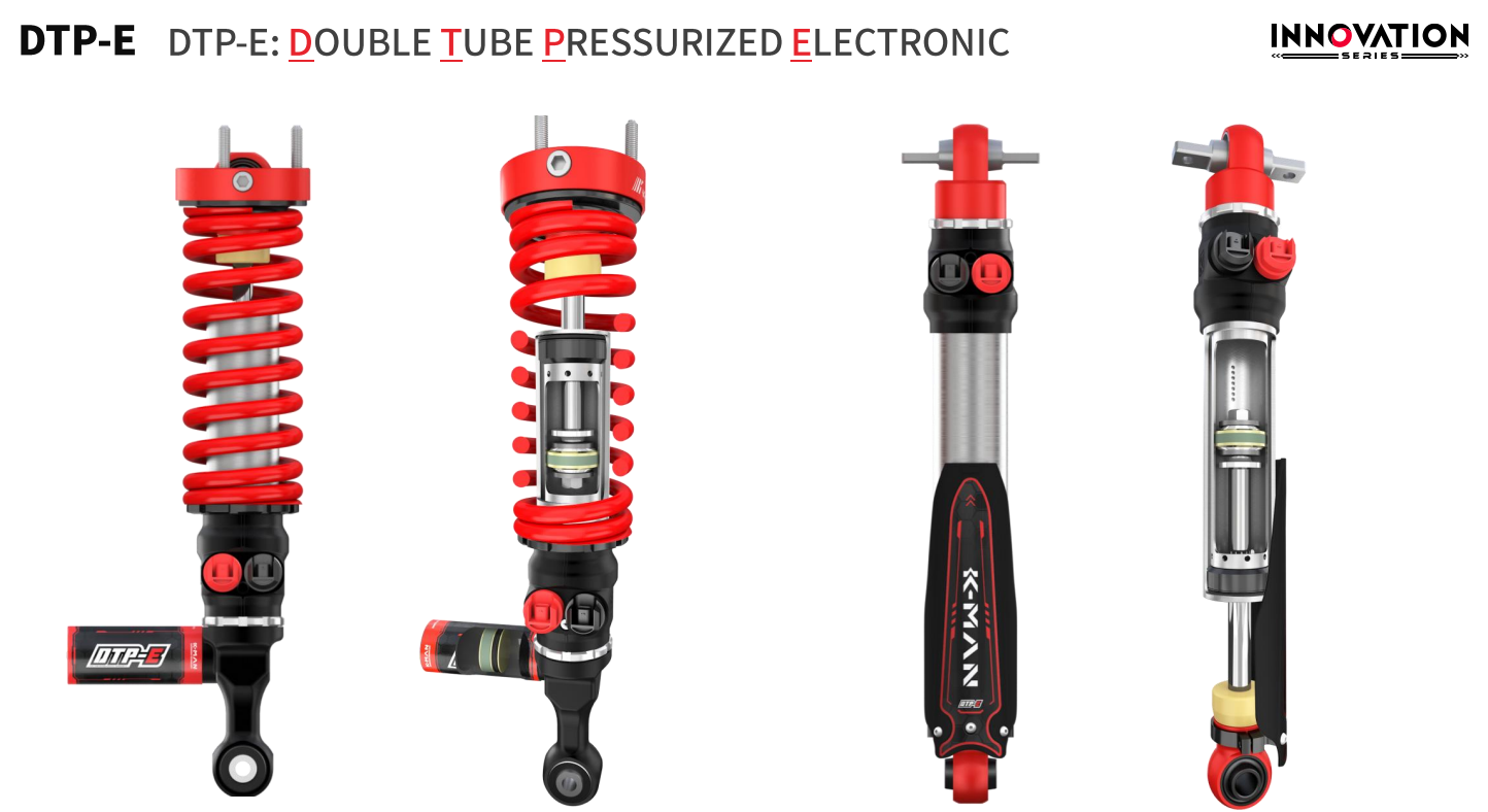 Комплект подвески K-MAN с регулировкой жёсткости с салона, Tank 500