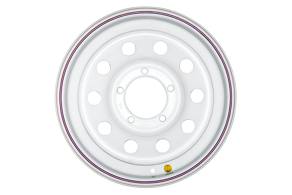 Диск усиленный УАЗ стальной белый 5x139,7 7xR16 d110 ET-3