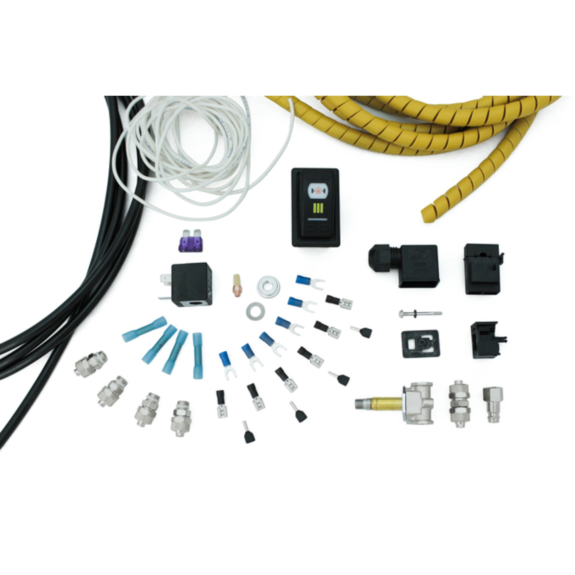 Комплект управления принудительной блокировкой УАЗ , НИВА с пневматическим приводом