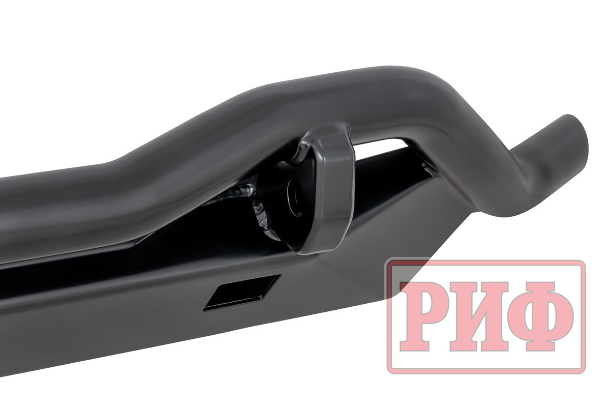 Бампер РИФ силовой передний/защита штатного бампера Lada Niva Travel с защитой радиатора