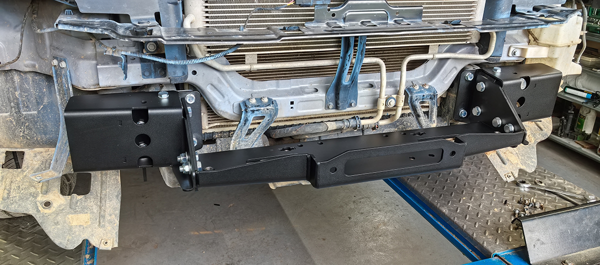 Площадка РИФ под лебёдку в штатный бампер Haval H5 2023+