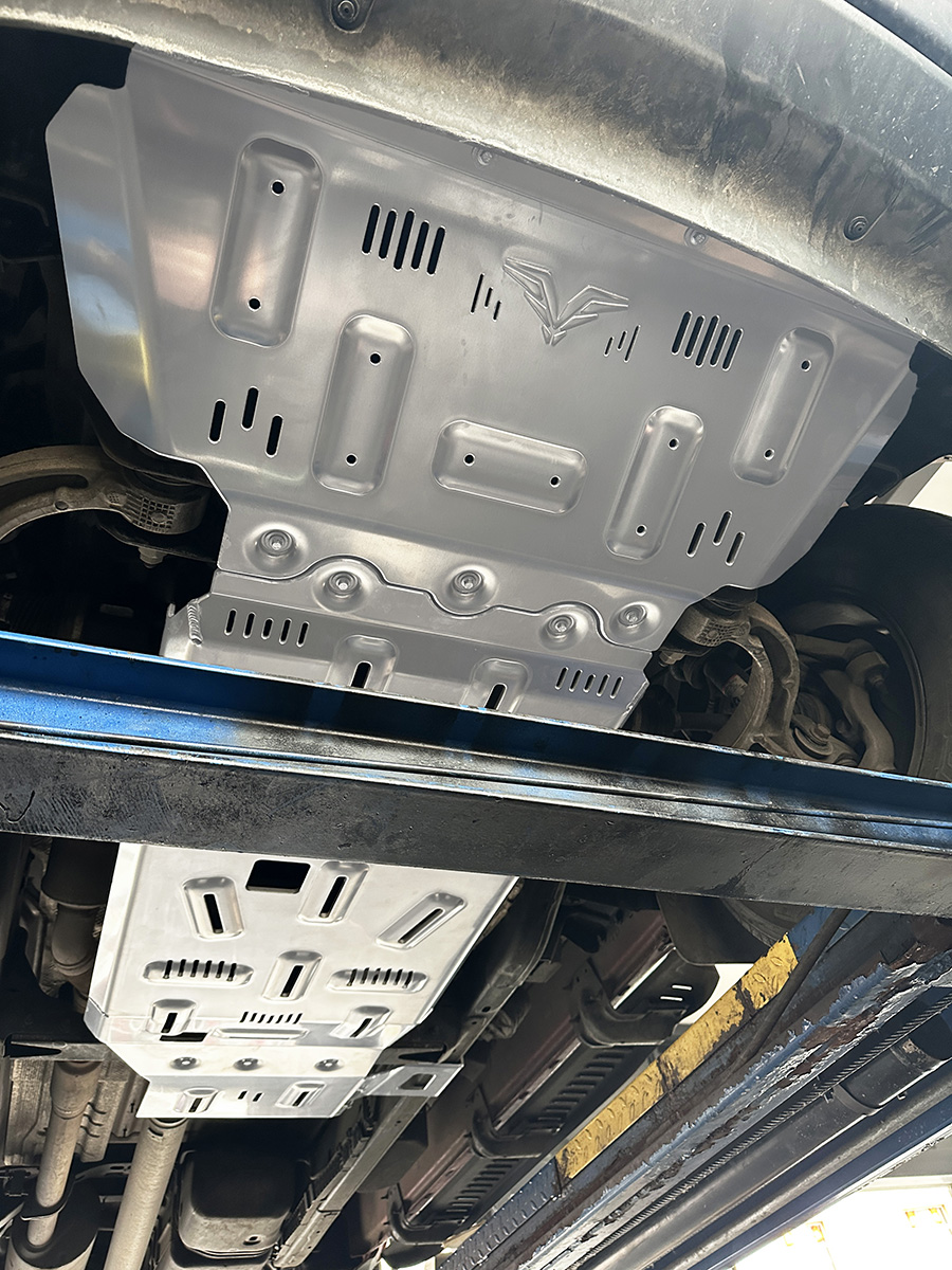 Защита Falcon радиатора, картера, РК, КПП для Dodge RAM 1500 2022-2024, алюминий, 8 мм