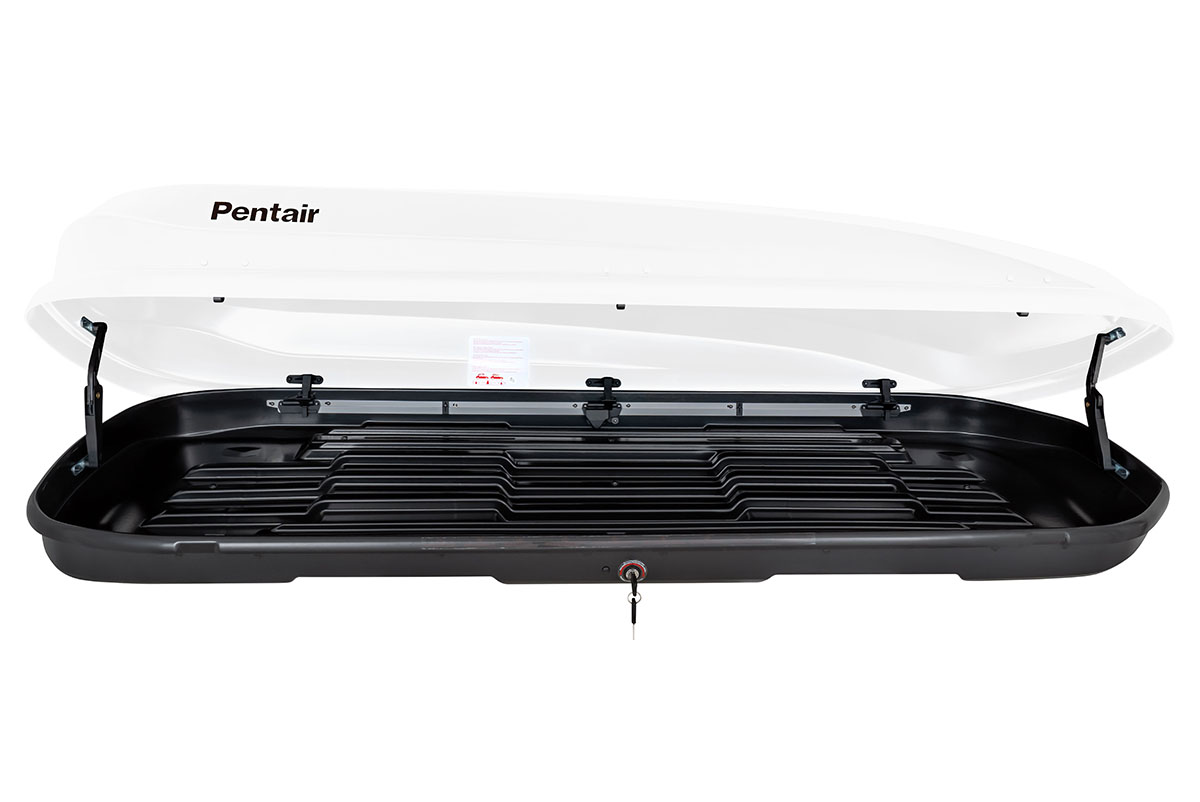 Бокс автомобильный на крышу Pentair RESORT 510L белый глянец, двусторонний