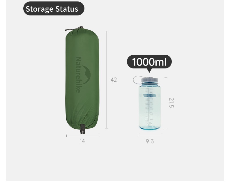 Палатка Naturehike Cloud-Creek PRO, 2-местная, зеленая