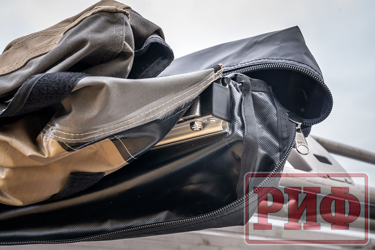 Маркиза автомобильная РИФ комбинированная (прямоугольная с веерной частью) 2,0х2,0 м (правая)