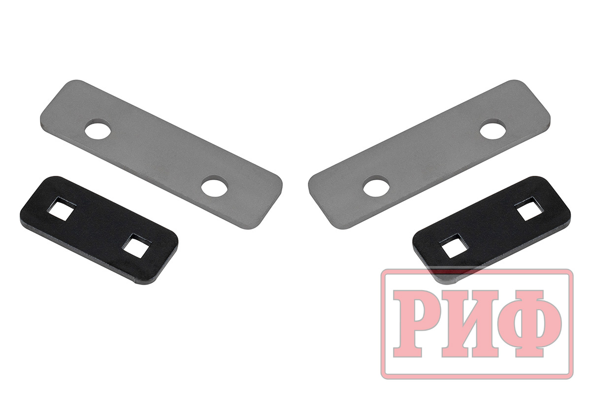 Багажник экспедиционный (платформа) алюминиевый РИФ 1600x2650 мм для ГАЗ Соболь NN Минивэн с вставкой RIF208-16572 (2 места)