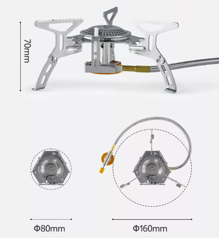 Горелка газовая Naturehike портативная 3кВт