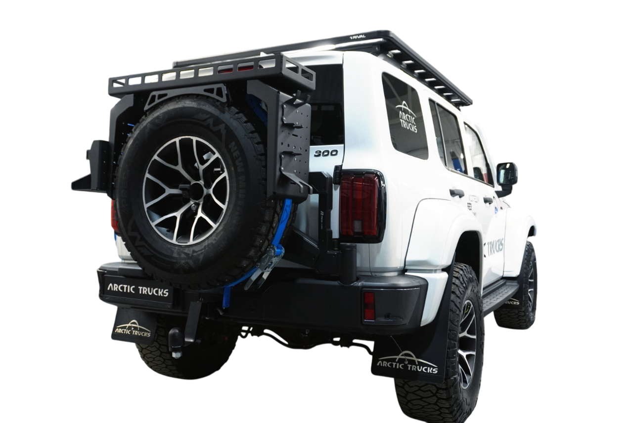 комплект Extreme на запасное колесо: площадки, упор, кронштейны