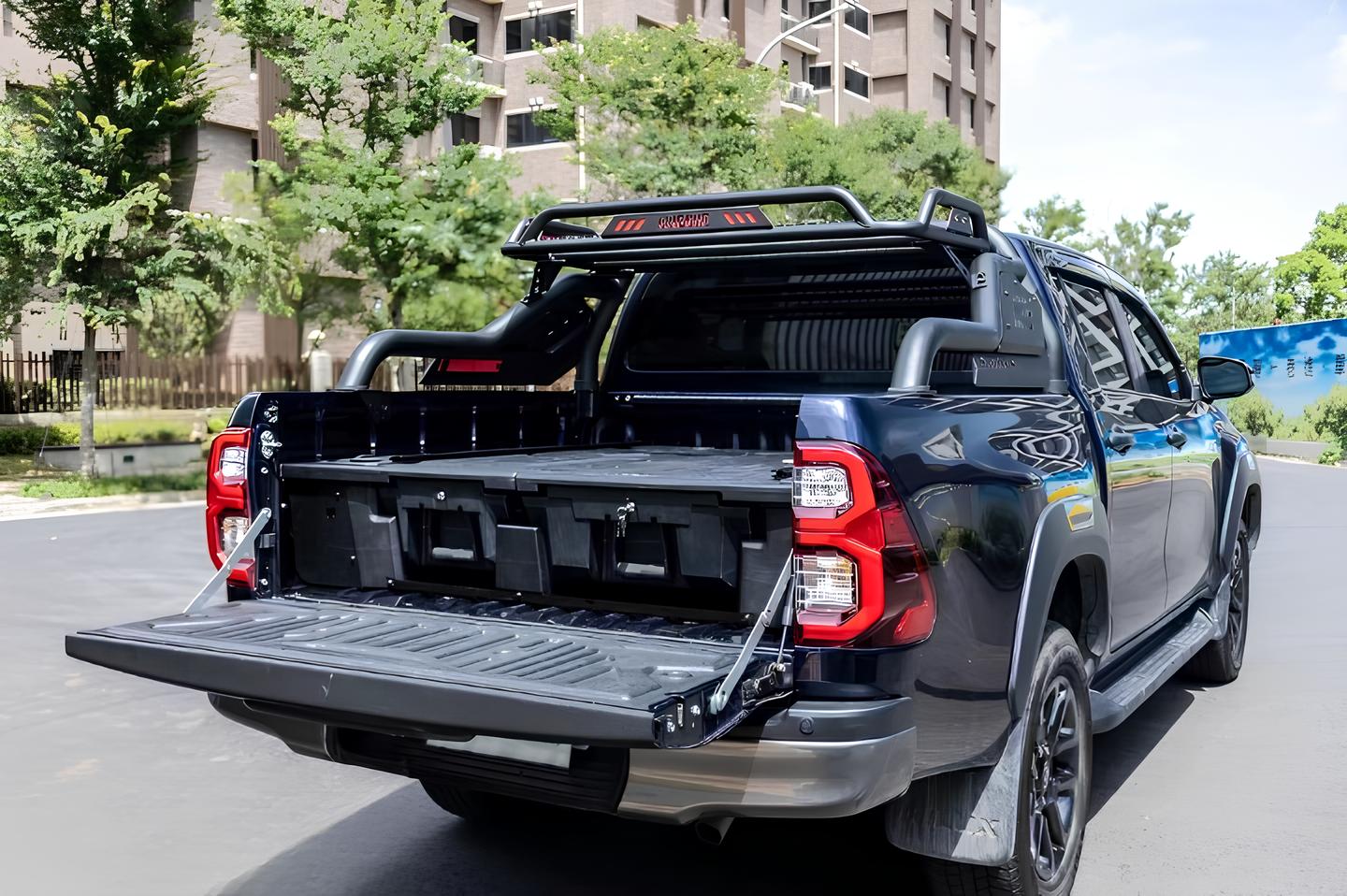 Система хранения (органайзер) в кузов Toyota Hilux (2015 - )