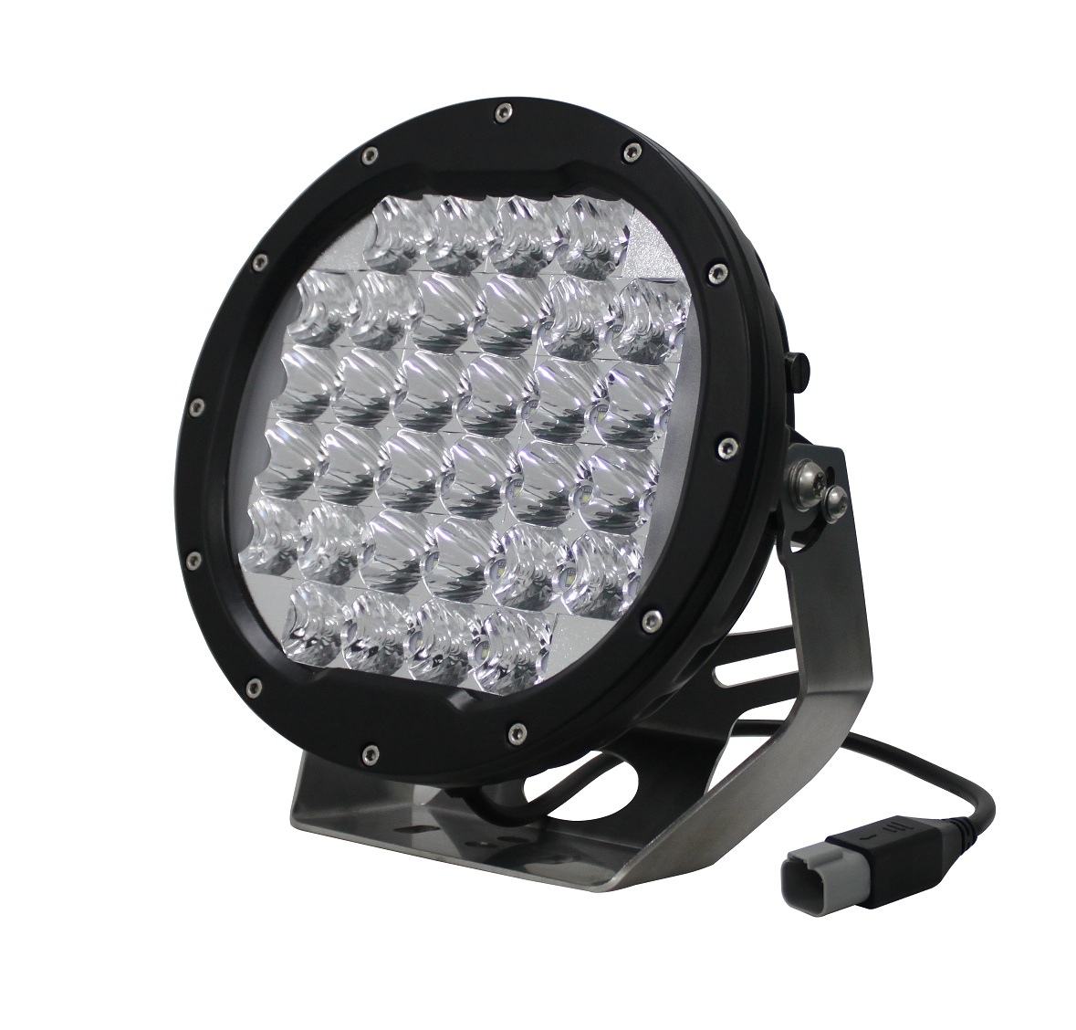 Противотуманная светодиодная фара AURORA круглая 17,5см