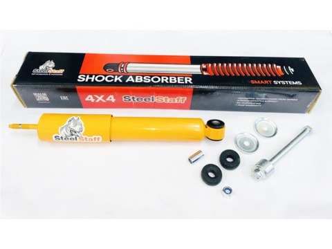 Амортизатор SteelStaff передний Нива 21214М усил. штатный, 21214 усиленный штатный и лифт 50 мм