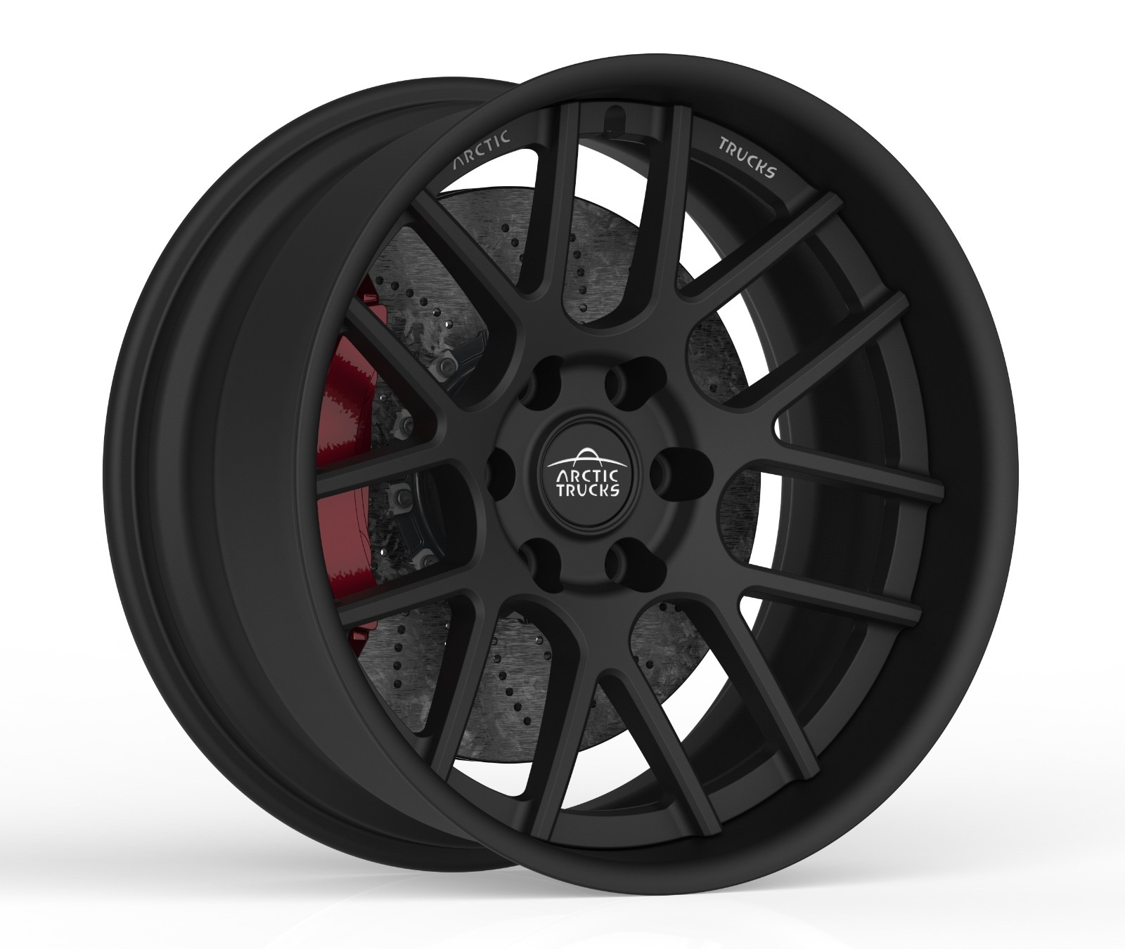 Кованые диски F-3860 R20 J10 ET-25 6*139.7 D77.8 Matte Black