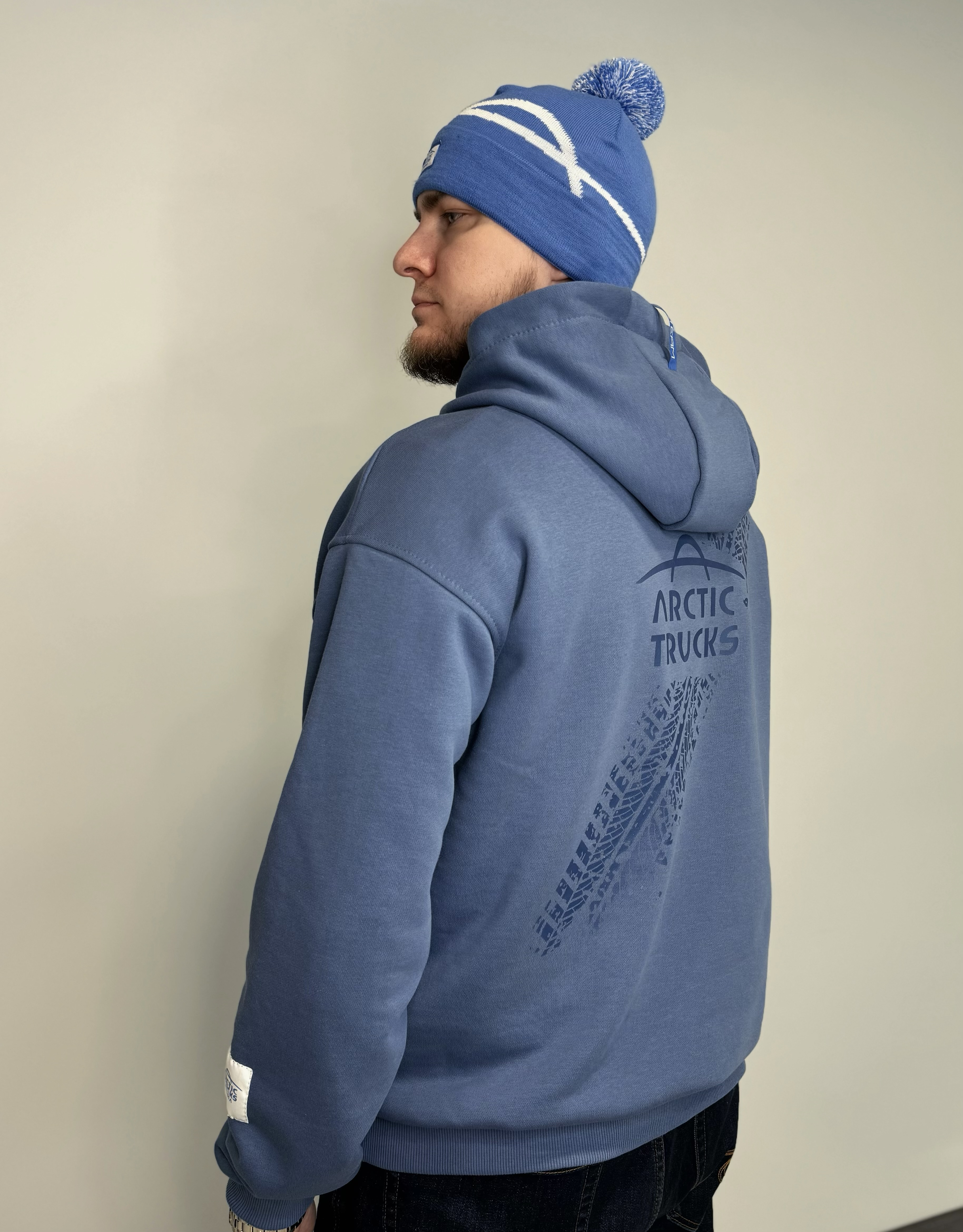 худи Arctic Trucks синего цвета, размер M