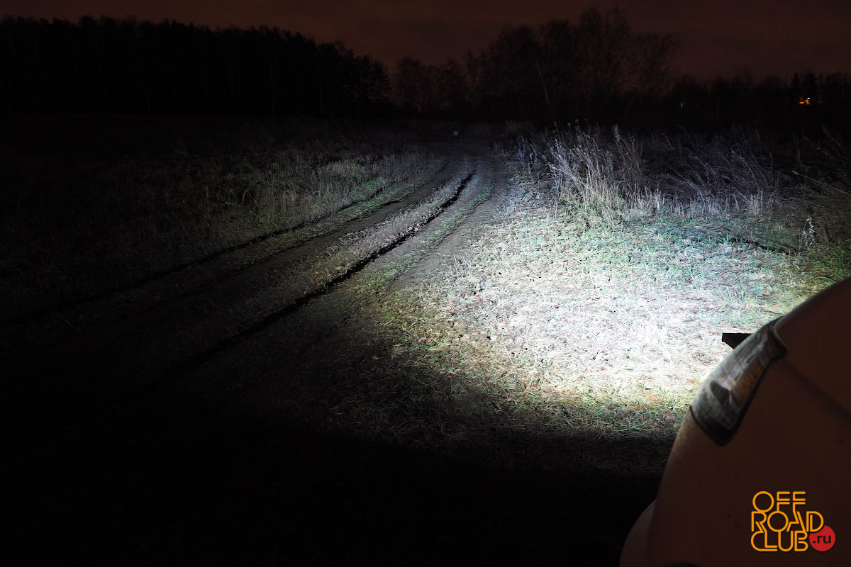 Светодиодная фара дальнего света РИФ 160 мм 18W LED