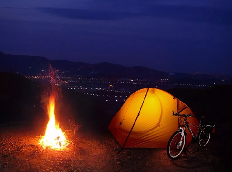 Палатка Naturehike Cycling (Spider) Si 1-местная, алюминиевый каркас, сверхлегкая, оранжевая